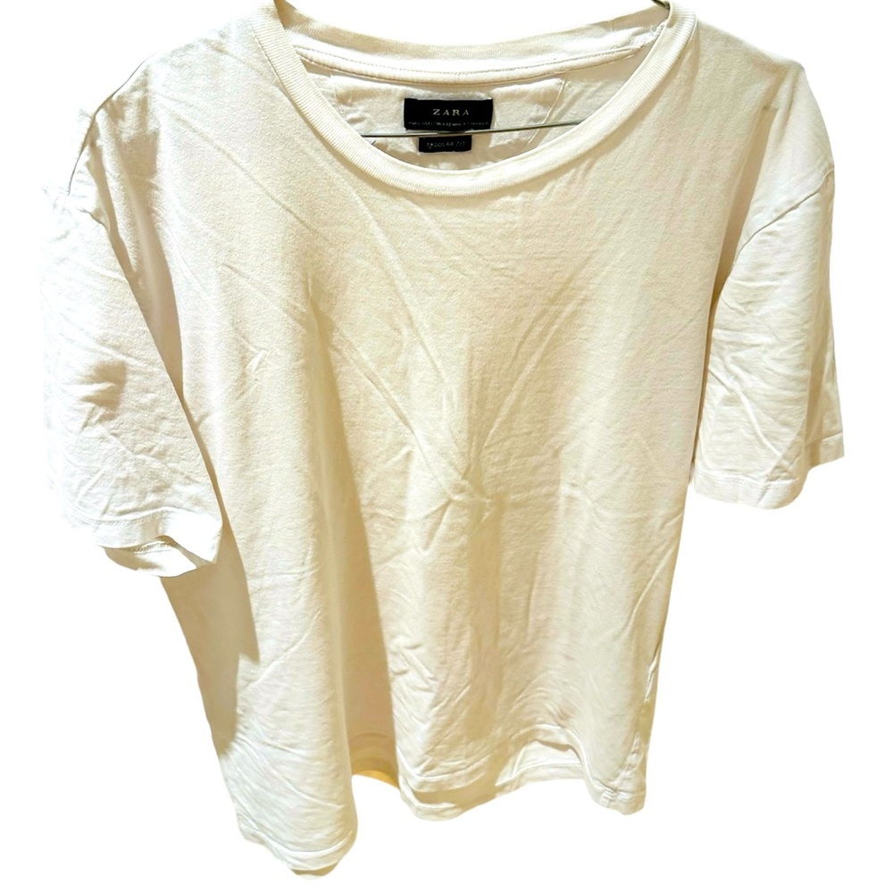 Zara White t-shirt size large